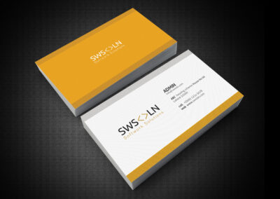 BUSINESS CARD CORPORATE sample Softwork Solution