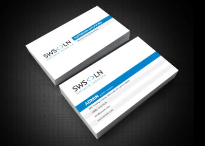 BUSINESS CARD CORPORATE sample Softwork Solution1