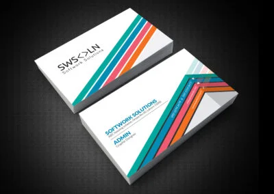 BUSINESS CARD CORPORATE sample Softwork Solution10