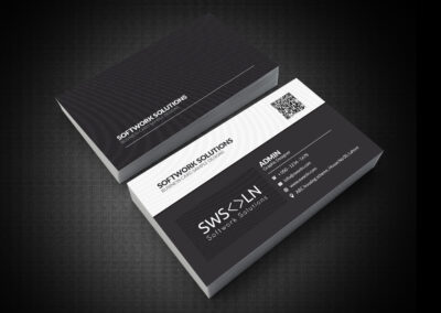 BUSINESS CARD CORPORATE sample Softwork Solution11