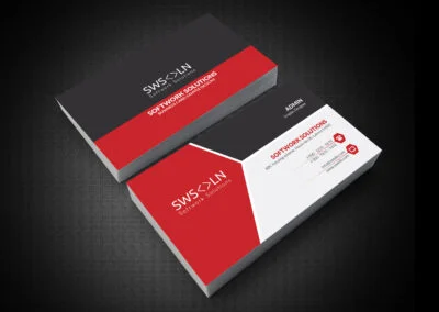 BUSINESS CARD CORPORATE sample Softwork Solution13