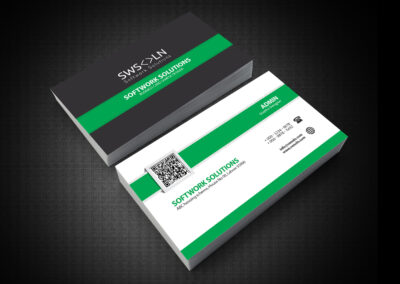 BUSINESS CARD CORPORATE sample Softwork Solution14