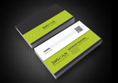 BUSINESS CARD CORPORATE sample Softwork Solution3