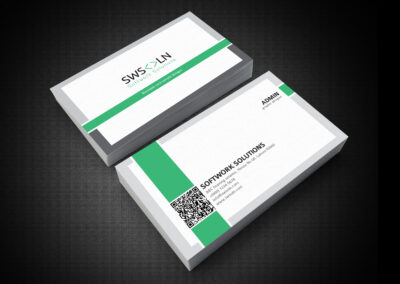 BUSINESS CARD CORPORATE sample Softwork Solution4