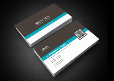 BUSINESS CARD CORPORATE sample Softwork Solution5