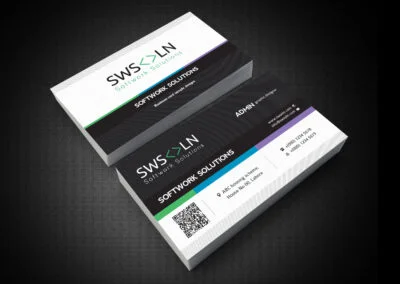 BUSINESS CARD CORPORATE sample Softwork Solution8