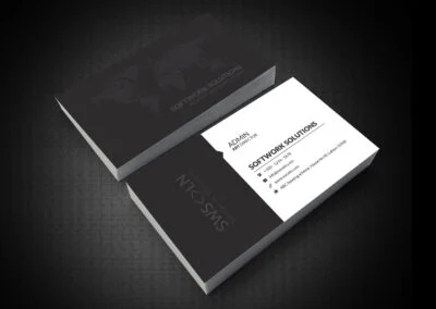 BUSINESS CARD CORPORATE sample Softwork Solution9