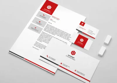 CORPORATE STATIONARY DESIGN sample Softwork Solution13